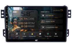 HUB64 Navigatie HUB64 Opel Agila (2007-2014), 8GB RAM, Android 13, Octacore, Slot Sim 4G, DSP, GPS, Wi-FI, Carplay, Android Auto, USB, Bluetooth, Waze, Touchscreen, 9 Inch (HB-649008+AD-BGRKIT388V2)