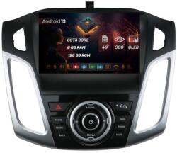 HUB64 Navigatie HUB64 Ford Focus 3 (2011-2019), 6GB RAM, Android 13, Octacore, Slot Sim 4G, DSP, GPS, Wi-FI, Carplay, Android Auto, USB, Bluetooth, Waze, Touchscreen, 9 Inch (HB-649006+AD-BGRKIT144)