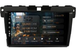 HUB64 Navigatie HUB64 Mazda CX-7 (2008-2013), 2GB RAM, Android 13, GPS, Wi-FI, Carplay, Android Auto, USB, Bluetooth, Radio, Waze, Touchscreen, 9 inch (HB-649002+AD-BGRKIT326)