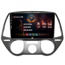 HUB64 Navigatie HUB64 Hyundai I20 (2008-2012), 6GB RAM, Android 13, Octacore, Slot Sim 4G, DSP, GPS, Wi-FI, Carplay, Android Auto, USB, Bluetooth, Waze, Touchscreen, 9 Inch (HB-649006+AD-BGRKIT219)