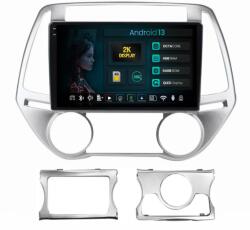HUB64 Navigatie 2K HUB64 Hyundai I20 (2012-2014), 4GB RAM, Android 13, Octacore, Slot Sim 4G, DSP, GPS, Wi-FI, Carplay, Android Auto, USB, Bluetooth, Waze, Touchscreen, 9.5 Inch (HB-6490042K+AD-BGRKIT218)