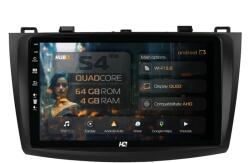 HUB64 Navigatie HUB64 Mazda 3 (2009-2013), 4GB RAM, Android 13, Quadcore, DSP, GPS, Wi-FI, Carplay, Android Auto, USB, Bluetooth, Waze, Touchscreen, 9 inch (HB-649004L+AD-BGRKIT320)