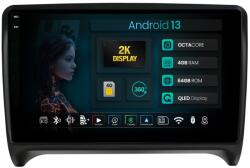HUB64 Navigatie 2K HUB64 Audi TT, 4GB RAM, Android 13, Octacore, Slot Sim 4G, DSP, GPS, Wi-FI, Carplay, Android Auto, USB, Bluetooth, Waze, Touchscreen, 9.5 Inch (HB-6490042K+AD-BGRKIT426)