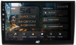 HUB64 Navigatie HUB64 Fiat Bravo (2006-2014), 4GB RAM, Android 13, Quadcore, DSP, GPS, Wi-FI, Carplay, Android Auto, USB, Bluetooth, Waze, Touchscreen, 9 inch (HB-649004L+AD-BGRKIT356)