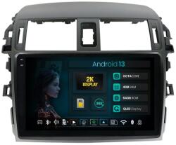 HUB64 Navigatie 2K HUB64 Toyota Corolla (2007-2013), 4GB RAM, Android 13, Octacore, Slot Sim 4G, DSP, GPS, Wi-FI, Carplay, Android Auto, USB, Bluetooth, Waze, Touchscreen, 9.5 Inch (HB-6490042K+AD-BGRKIT067