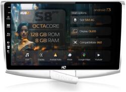 HUB64 Navigatie HUB64 Volkswagen Passat B6 / B7 / CC, 8GB RAM, Android 13, Octacore, Slot Sim 4G, DSP, GPS, Wi-FI, Carplay, Android Auto, USB, Bluetooth, Waze, Touchscreen, 10.1 Inch (HB-6410008+AD-BGRKIT02
