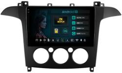HUB64 Navigatie 2K HUB64 Ford S-MAX (2006-2015) Clima Manuala, 4GB RAM, Android 13, Octacore, Slot Sim 4G, DSP, GPS, Wi-FI, Carplay, Android Auto, USB, Bluetooth, Waze, Touchscreen, 9.5 Inch (HB-6490042K+AD