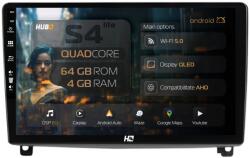 HUB64 Navigatie HUB64 Peugeot 407 (2004-2011), 4GB RAM, Android 13, Quadcore, DSP, GPS, Wi-FI, Carplay, Android Auto, USB, Bluetooth, Waze, Touchscreen, 9 inch (HB-649004L+AD-BGRKIT266V3)