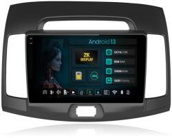 HUB64 Navigatie 2K HUB64 Hyundai Elantra (2006-2011), 8GB RAM, Android 13, Octacore, Slot Sim 4G, DSP, GPS, Wi-FI, Carplay, Android Auto, USB, Bluetooth, Waze, Touchscreen, 9.5 Inch (HB-6490082K+AD-BGRKIT17