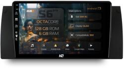 HUB64 Navigatie HUB64 BMW E39/E53/E38, 6GB RAM, Android 13, Octacore, Slot Sim 4G, DSP, GPS, Wi-FI, Carplay, Android Auto, USB, Bluetooth, Waze, Touchscreen, 9 Inch (HB-649006+AD-BGRKIT396)