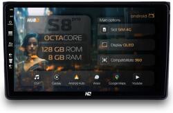 HUB64 Navigatie HUB64 Audi A4(B6/B7) / SEAT EXEO, 8GB RAM, Android 13, Octacore, Slot Sim 4G, DSP, GPS, Wi-FI, Carplay, Android Auto, USB, Bluetooth, Waze, Touchscreen, 9 Inch (HB-649008+AD-BGRKIT425)