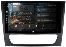HUB64 Navigatie HUB64 Mercedes Benz W211/CLS, 4GB RAM, Android 13, Quadcore, DSP, GPS, Wi-FI, Carplay, Android Auto, USB, Bluetooth, Waze, Touchscreen, 9 inch (HB-649004L+AD-BGRKIT415)