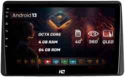 HUB64 Navigatie HUB64 Dacia Duster (2018-2021), 4GB RAM, Android 13, Octacore, Slot Sim 4G, DSP, GPS, Wi-FI, Carplay, Android Auto, USB, Bluetooth, Waze, Touchscreen, 10.1 Inch (HB-6410004+AD-BGRKIT374)