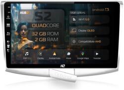 HUB64 Navigatie HUB64 Volkswagen Passat B6 / B7 / CC, 2GB RAM, Android 13, GPS, Wi-FI, Carplay, Android Auto, USB, Bluetooth, Radio, Waze, Touchscreen, 10.1 inch (HB-6410002+AD-BGRKIT025)