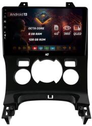 HUB64 Navigatie HUB64 Peugeot 3008/5008, 6GB RAM, Android 13, Octacore, Slot Sim 4G, DSP, GPS, Wi-FI, Carplay, Android Auto, USB, Bluetooth, Waze, Touchscreen, 9 Inch (HB-649006+AD-BGRKIT259)