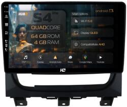 HUB64 Navigatie HUB64 Fiat Strada / Idea (2011-2016), 4GB RAM, Android 13, Quadcore, DSP, GPS, Wi-FI, Carplay, Android Auto, USB, Bluetooth, Waze, Touchscreen, 9 inch (HB-649004L+AD-BGRKIT350)