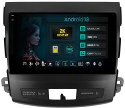 HUB64 Navigatie 2K HUB64 Mitstubishi Outlander / Peugeot 4007 / Citroen C-Crosser, 4GB RAM, Android 13, Octacore, Slot Sim 4G, DSP, GPS, Wi-FI, Carplay, Android Auto, USB, Bluetooth, Waze, Touchscreen, (HB-