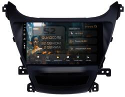 HUB64 Navigatie HUB64 Hyundai Elantra (2012-2014), 2GB RAM, Android 13, GPS, Wi-FI, Carplay, Android Auto, USB, Bluetooth, Radio, Waze, Touchscreen, 9Inch (HB-649002+AD-BGRKIT177)