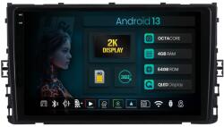 HUB64 Navigatie 2K HUB64 Volkswagen Polo (2018+), 4GB RAM, Android 13, Octacore, Slot Sim 4G, DSP, GPS, Wi-FI, Carplay, Android Auto, USB, Bluetooth, Waze, Touchscreen, 9.5 Inch (HB-6490042K+AD-BGRKIT041)