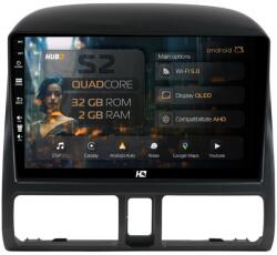 HUB64 Navigatie HUB64 Honda CRV (1998-2005), 2GB RAM, Android 13, GPS, Wi-FI, Carplay, Android Auto, USB, Bluetooth, Radio, Waze, Touchscreen, 9 inch (HB-649002+AD-BGRKIT017)
