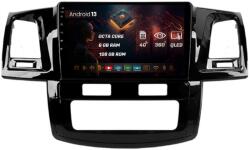 HUB64 Navigatie HUB64 Toyota Hilux (2008-2014), 6GB RAM, Android 13, Octacore, Slot Sim 4G, DSP, GPS, Wi-FI, Carplay, Android Auto, USB, Bluetooth, Waze, Touchscreen, 9 Inch (HB-649006+AD-BGRKIT081)