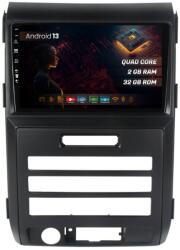 HUB64 Navigatie HUB64 Ford F150 (2008-2014), 2GB RAM, Android 13, GPS, Wi-FI, Carplay, Android Auto, USB, Bluetooth, Radio, Waze, Touchscreen, 9 inch (HB-649002+AD-BGRKIT139)