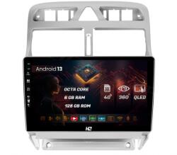 HUB64 Navigatie HUB64 Peugeot 307, 6GB RAM, Android 13, Octacore, Slot Sim 4G, DSP, GPS, Wi-FI, Carplay, Android Auto, USB, Bluetooth, Waze, Touchscreen, 9 Inch (HB-649006+AD-BGRKIT266)
