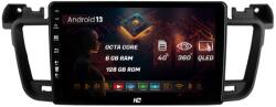 HUB64 Navigatie HUB64 Peugeot 508 (2010-2018), 6GB RAM, Android 13, Octacore, Slot Sim 4G, DSP, GPS, Wi-FI, Carplay, Android Auto, USB, Bluetooth, Waze, Touchscreen, 9 Inch (HB-649006+AD-BGRKIT264)