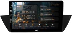 HUB64 Navigatie HUB64 BMW X1 (2009-2015), 4GB RAM, Android 13, Octacore, Slot Sim 4G, DSP, GPS, Wi-FI, Carplay, Android Auto, USB, Bluetooth, Waze, Touchscreen, 10.1 Inch (HB-6410004+AD-BGRKIT394)