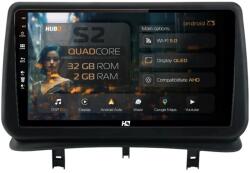 HUB64 Navigatie HUB64 Renault Clio 3 (2005-2013), 2GB RAM, Android 13, GPS, Wi-FI, Carplay, Android Auto, USB, Bluetooth, Radio, Waze, Touchscreen, 9 inch (HB-649002+AD-BGRKIT371V2)