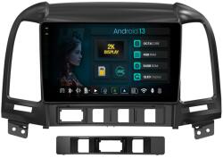 HUB64 Navigatie 2K HUB64 Hyundai Santa Fe (2006-2012), 4GB RAM, Android 13, Octacore, Slot Sim 4G, DSP, GPS, Wi-FI, Carplay, Android Auto, USB, Bluetooth, Waze, Touchscreen, 9.5 Inch (HB-6490042K+AD-BGRKIT2
