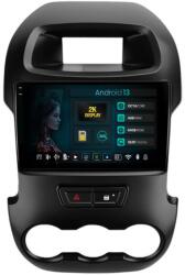 HUB64 Navigatie 2K HUB64 Ford Ranger (2011-2015), 4GB RAM, Android 13, Octacore, Slot Sim 4G, DSP, GPS, Wi-FI, Carplay, Android Auto, USB, Bluetooth, Waze, Touchscreen, 9.5 Inch (HB-6490042K+AD-BGRKIT135B)