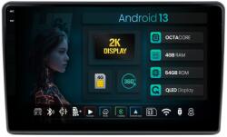 HUB64 Navigatie 2K HUB64 Opel, 4GB RAM, Android 13, Octacore, Slot Sim 4G, DSP, GPS, Wi-FI, Carplay, Android Auto, USB, Bluetooth, Waze, Touchscreen, 9.5 Inch (HB-6490042K+AD-BGRKIT388)