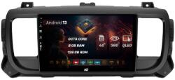 HUB64 Navigatie HUB64 Citroen Jumpy / Peugeot Expert (2017-2021), 8GB RAM, Android 13, Octacore, Slot Sim 4G, DSP, GPS, Wi-FI, Carplay, Android Auto, USB, Bluetooth, Waze, Touchscreen, 9 Inch (HB-649008+AD-