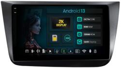HUB64 Navigatie 2K HUB64 Seat Altea/Toledo (2005-2012), 8GB RAM, Android 13, Octacore, Slot Sim 4G, DSP, GPS, Wi-FI, Carplay, Android Auto, USB, Bluetooth, Waze, Touchscreen, 9.5 Inch (HB-6490082K+AD-BGRKIT