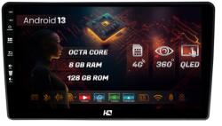 HUB64 Navigatie HUB64 Hyundai I30 (2012-2016), 8GB RAM, Android 13, Octacore, Slot Sim 4G, DSP, GPS, Wi-FI, Carplay, Android Auto, USB, Bluetooth, Waze, Touchscreen, 9 Inch (HB-649008+AD-BGRKIT217V2)