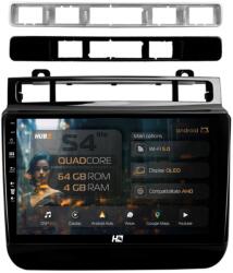 HUB64 Navigatie HUB64 Volkswagen Touareg (2010-2018), 4GB RAM, Android 13, Quadcore, DSP, GPS, Wi-FI, Carplay, Android Auto, USB, Bluetooth, Waze, Touchscreen, 9 inch (HB-649004L+AD-BGRKIT051)
