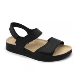 LEON 520 LEON Comfort női bőr szandál (LEON7332-fekete41)
