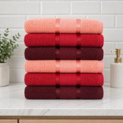 Kotonia Home Set 6 prosoape baie Kotonia Home, 50x90 cm, 100% bumbac, 420gmp, multicolor - 07 (004896) Prosop