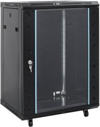 vidaXL Dulap de retea 15U cu picioare pivotante 19" IP20 60x45x86 cm GartenMobel Dekor (30264)