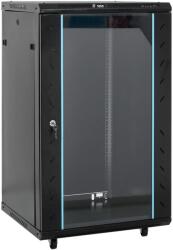 vidaXL Dulap de server, 18U, 19" IP20, negru, 60x60x100 cm GartenMobel Dekor (3307631)