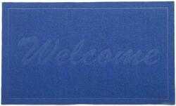 Kotonia Home Covoras intrare - Welcome uni, 45x75 cm, antiderapant 100% pvc, albastru (002951) Pres