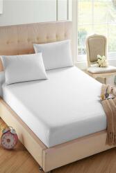 Kotonia Home Husa pat Kotonia Home Hotel - Tricot 100% bumbac, pentru saltea 180x200+20 cm, alb (000825)