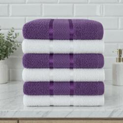 Kotonia Home Set 6 prosoape baie Kotonia Home, 50x90 cm, 100% bumbac, 420gmp, multicolor - 09 (004898) Prosop