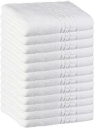 Kotonia Home Set 12 prosoape Kotonia Home Hotel - Greek Border Jacquard, 30x50 cm, 100% bumbac, alb (000899-3050) Prosop
