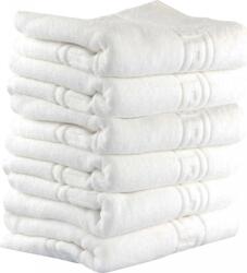 Kotonia Home Set 3 prosoape Kotonia Home Hotel - Greek Border, 70x140 cm, 100% bumbac, Alb (000897-1) Prosop