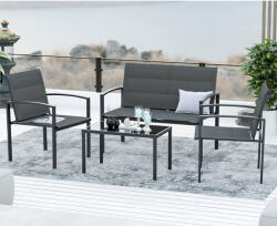 Linder Exclusiv Kerti bútor szett 4 részes antracit GLS804645