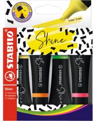 STABILO Shine 4db-os szövegkiemelő készlet (76/4)
