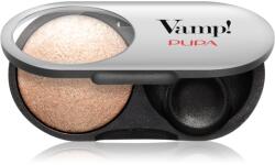 PUPA Vamp! Radiant Baked Eyeshadow tartósan tündöklő szemhéjfestékek árnyalat 202 Precious Gold - WET & DRY 1 g