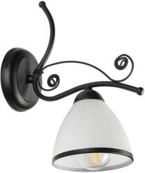 LAMKUR Aplica de perete RETRO 1x E27/60W/230V negru/alb (LA62167)